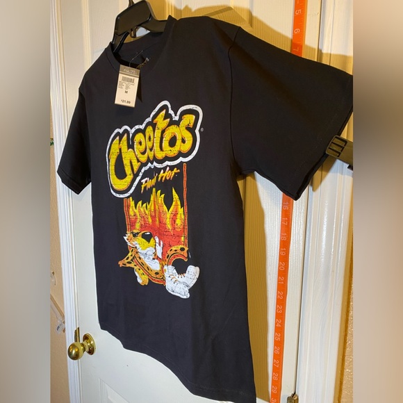 Hot Cheetos T-Shirt Sz M Black Graphic Tee Short Sleeve Rue21 NWT $21.99 - Picture 2 of 7